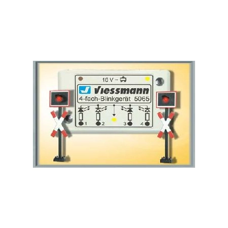 Viessmann 5060 - Zestaw sygnalizatorów przejazdu kolejowego 2 krzyże św. Andrzeja