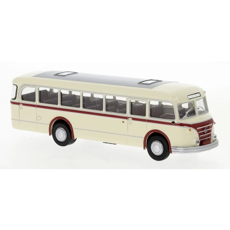 Brekina 59850 - IFA Bus H 6 B jasnobeżowy, czerwony, 1953 r.