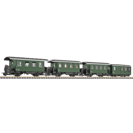 Liliput 340505 - Zestaw 4 wagonów pasażerskich, ÖBB, Ep.III-IV