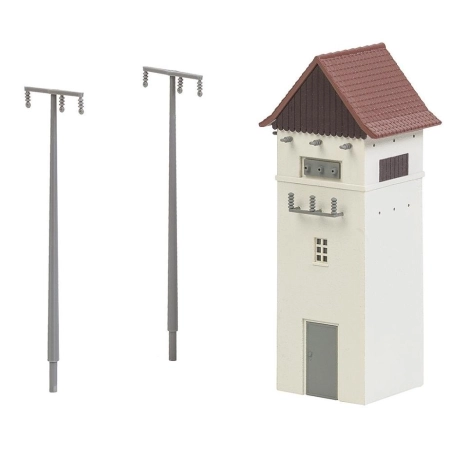 Faller 120241 - Budynek stacji trafo, 44 x 41 x 107 mm.