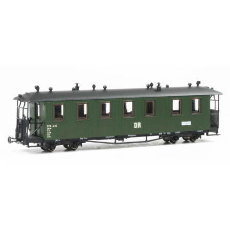 Technomodell 52416 - Wagon pasażerski 2. klasy, DR, Ep.III, zielony