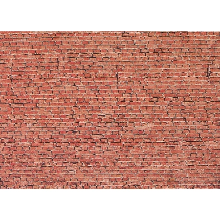 Faller 170607 - Mur klinkierowy, dekor, kartonik modelarski z nadrukiem, 250 x 125 mm.
