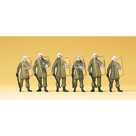 Preiser 10393 - Figurki: Policjanci niemieccy w akcji