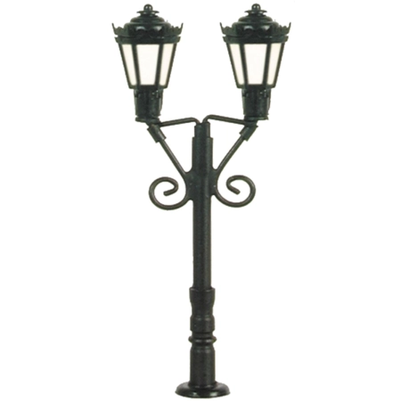 Viessmann 6473 - Latarnia parkingowa z dwoma źródłami światła, czarna