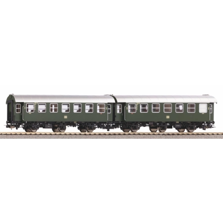 Piko 58243 - Zestaw 2 wagonów osobowych B3yg + B3yg, DB, Ep.III