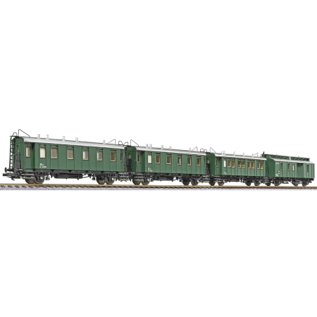 Liliput 330516 - Zestaw 4 wagonów pasażerskich, ÖBB, Ep.III