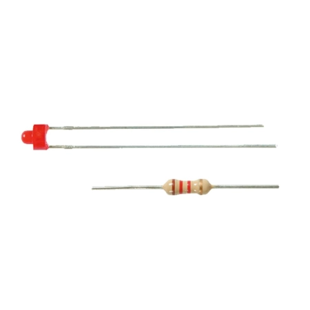 Viessmann 3553 - 3 czerwone diody, z rezystorem, LED, D=1.8mm