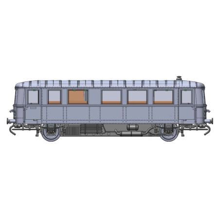Kres N13501 - Wagon silnikowy VT 70 970 „Hydronalium”. DB. Ep.III