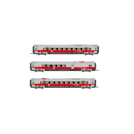 Arnold HN3506 - Zestaw 3 wagonów pasażerskich ETR 610 „AV Frecciargento”, FS, Ep.VI