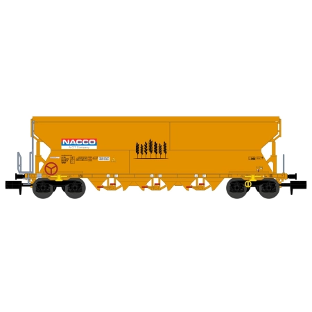 NME 211609 - Wagon do przewozu zboża Tagnpps 101m³, pomarańczowy, NACCO, mod. Nr ref.