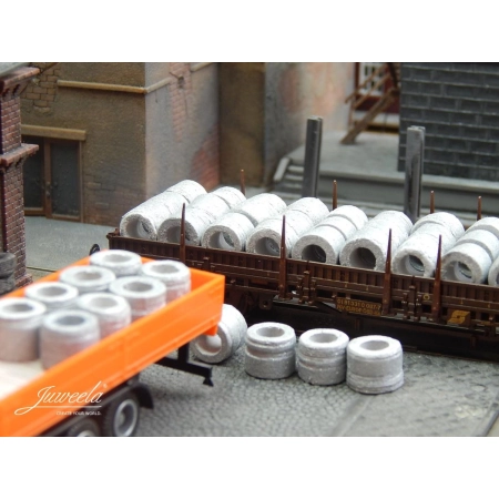 Juweela 28166 - Zwoje drutu aluminiowego, 30 sztuk, 1:87, H0
