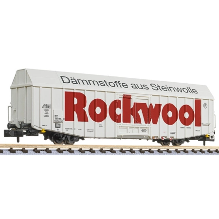 Liliput 265814 - Wagon towarowy kryty Hbbks, DB, Ep.IV »Rockwool«