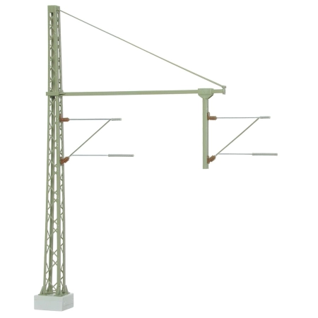 Viessmann 4160 - Słup metalowy 3-torowy izolowany wysokość: 170 mm.