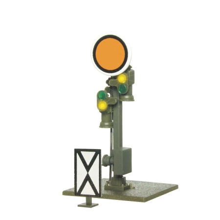 Viessmann 4406 - Tarcza ostrzegawcza, kształtowa z oświetleniem, Vr0/1, H=32mm