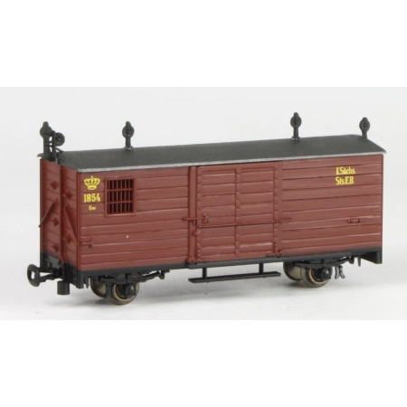 Technomodell 54203 - Wagon towarowy kryty, KSäStEB, Ep.I