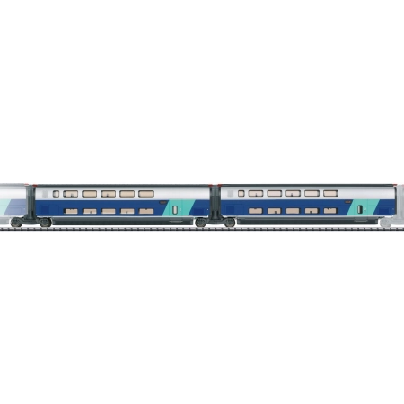Trix 23488 - Zestaw 2 wagonów TGV Euroduplex, SNCF, Ep. VI, Set 2