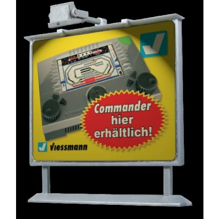 Viessmann 6336 - Podświetlana tablica reklamowa, billboard,LED