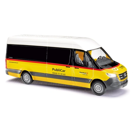 Busch 52613 - Mercedes-Benz Sprinter Postbus Szwajcaria, 2018 r.