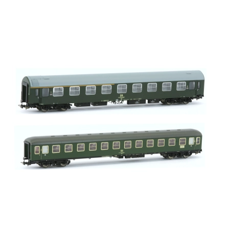 Piko 58244 - Zestaw 2 wagonów pasażerskich D 244, Brest-Kolonia, DR, Ep.IV, Zestaw 1