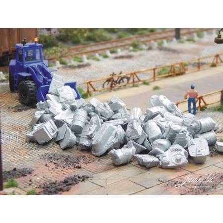 Juweela 28185 - Złom metalowy, aluminium, 60 g, 1:87, H0