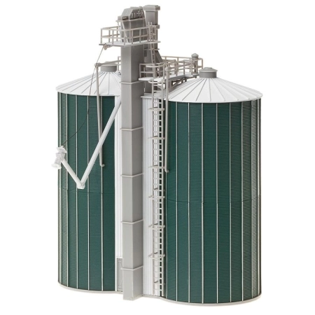 Faller 120260 - Duży podwójny silos, 150 x 130 x 200 mm.