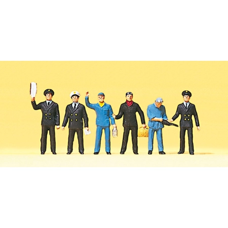 Preiser 10086 - Figurki: Francuski personel kolejowy