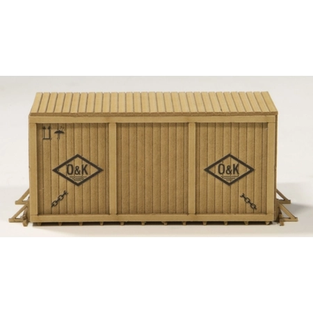 Joswood 40417 - Średnia skrzynia z ramą „O&K”, 1 sztuka, 63 x 29 x 30 mm