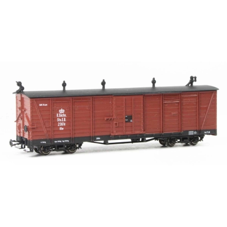 Technomodell 54420 - Wagon towarowy, KSäStEB, Ep.I, brązowy