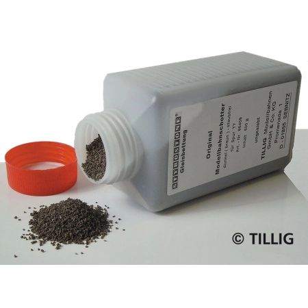Tillig 86606 - Szuter ciemny brązowy / 500g