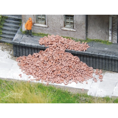 Juweela 21250 - Cegła, format normalny, ceglastoczerwona średnia, 9000 sztuk, 1: 120, TT