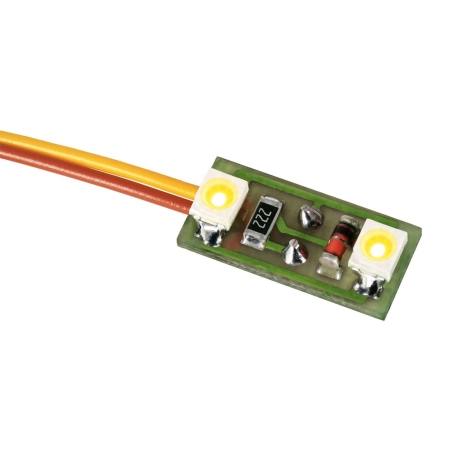 Viessmann 6017 - Oświetlenie domu 2x LED (żółte)