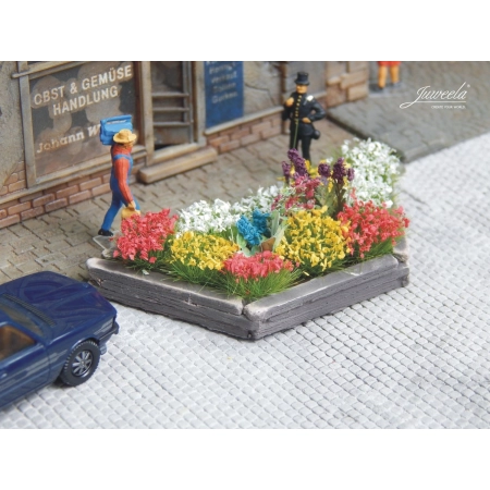 Juweela 28240 - Betonowe doniczki, 5 sztuk, 1:87, H0