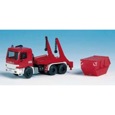 Kibri 18268 - MB Actros straż pożarna z pojemnikiem
