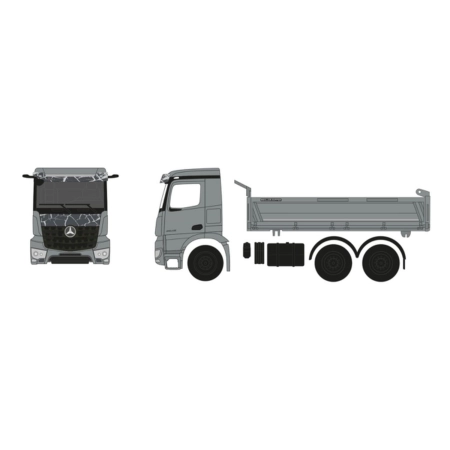Herpa 958905 - Mercedes-Benz Arocs M 3-osiowa „Daimler Trucks/AROCS EXTENT”