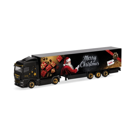 Herpa 319973 - MAN eTGX GM Koffer-Sattelzug "Herpa Weihnachtsmodell 2025"