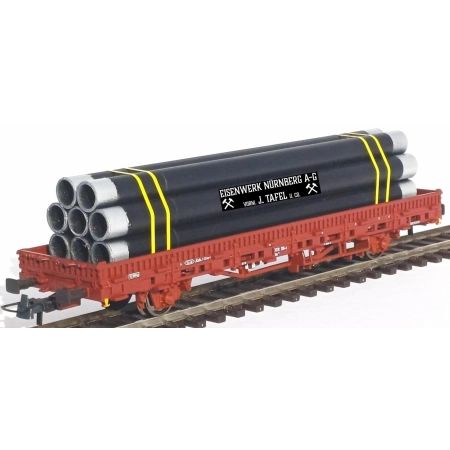Loewe 2456 - Ładunek rur żelaznych „TAFELWERK NÜRNBERG”, 130 mm