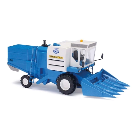 Busch 40184 - Kombajn zbożowy Fortschritt E514 FDJ Jugendobjekt z końcówką do kukurydzy, rok 1982