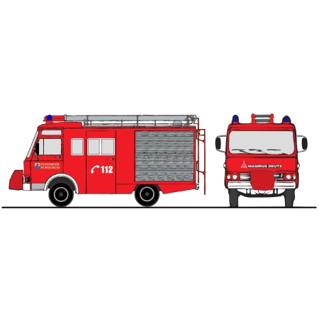 Loewe 4054 - Magirus Deutz 'Zeta' 90 M 5 - LF 8, FW Remscheid