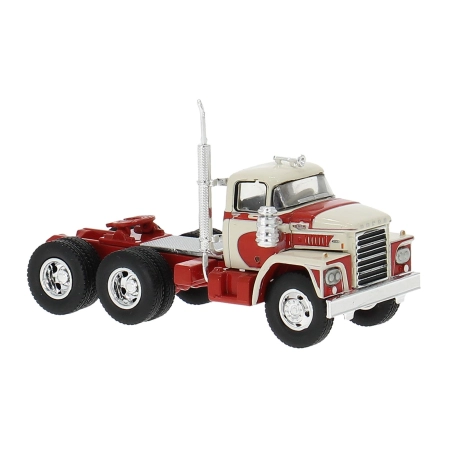 Brekina 86300 - Dodge LCF SZM biały/czerwony