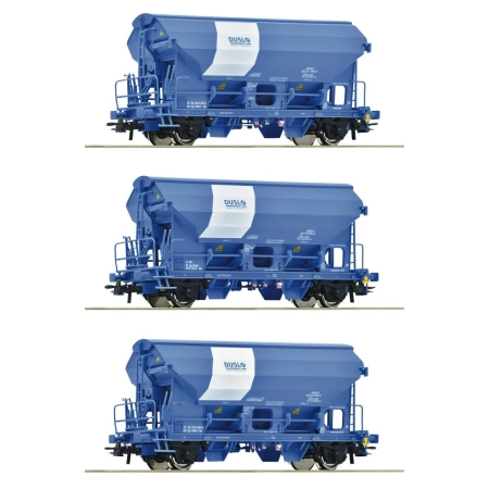 Roco 6600134 - Zestaw 3 wagonów samowyładowczych Tdns, Duslo, Ep.VI