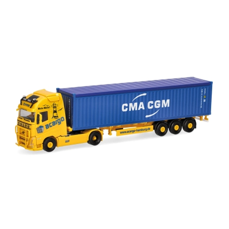 Herpa 318822 - Volvo FH Gl. XL Cont.Sz acargo