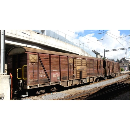 Bemo 2278170 - Wagon towarowy o dużej pojemności Gak-v 5420, RhB, Ep.V