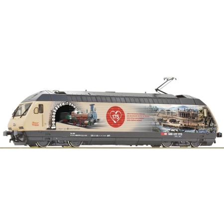 Roco 70678-A24 - Elektrowóz 460 019-3, SBB, Ep.VI „175 lat kolei w Szwajcarii”, DC-Sound