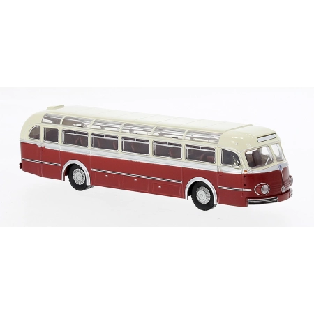 Brekina 50505 - MB O6600H w kolorze beżowo-czerwonym