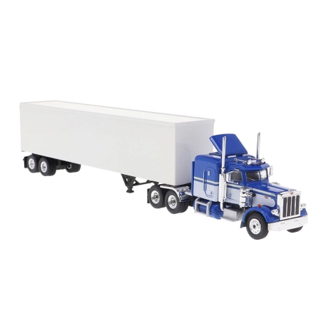 Brekina 85716 - Peterbilt 359 ciągnik siodłowy niebiesko-biały
