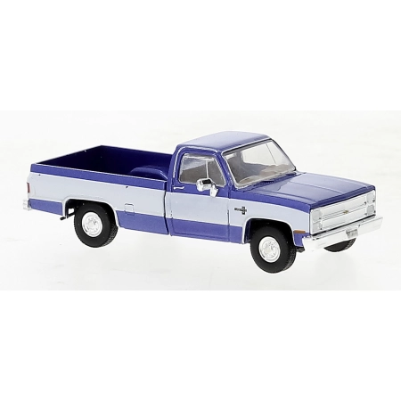 Brekina 19652 - Chevrolet C10, niebiesko-biały