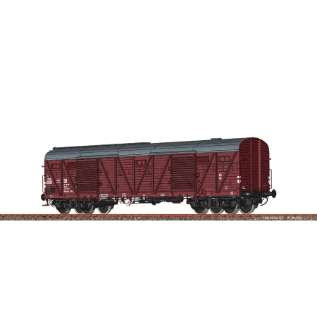 Brawa 51269 - Wagon towarowy kryty (GGhmsx) GGhx, DR, Ep.IV