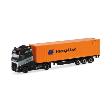 Herpa 320382 - Volvo FH GL 2020 z naczepą kontenerową „Patrick Heim/Hapag Lloyd”