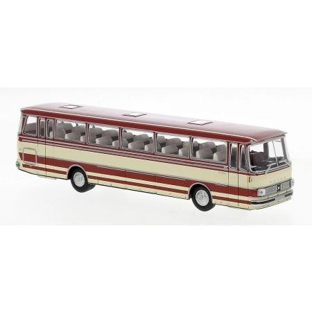 Brekina 56050 - Setra S 150 H czerwony, beżowy, 1970 r.