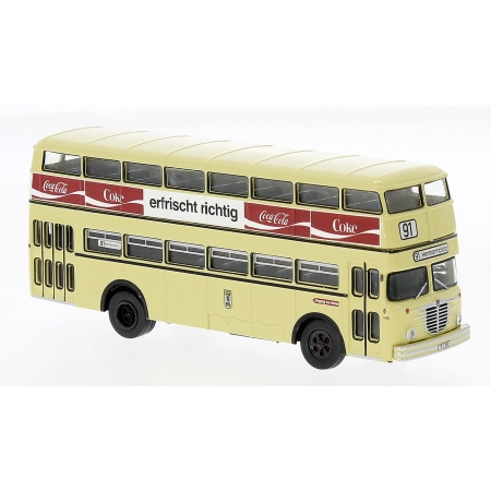 Brekina 61260 - Autobus piętrowy D2U, BVG, 1960 r.